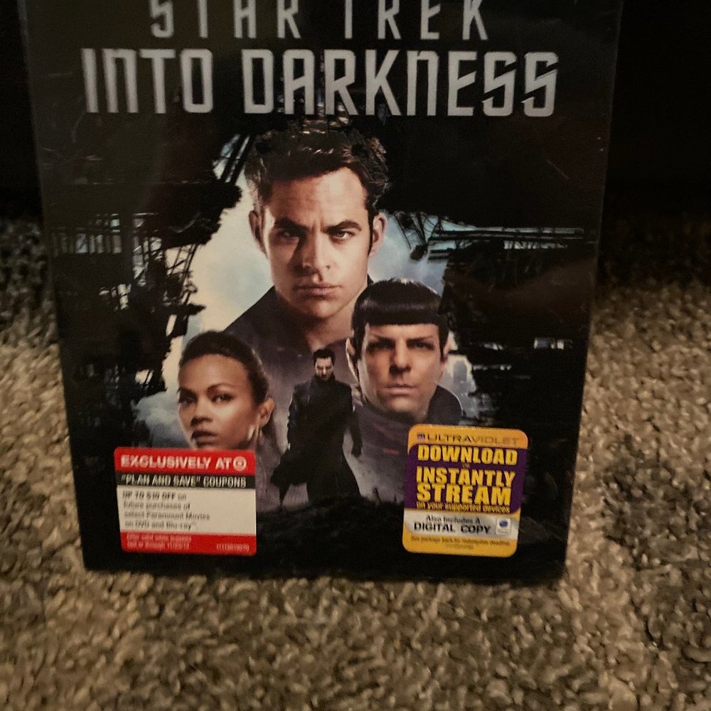 Star Trek Into Darkness Blue ray DVD